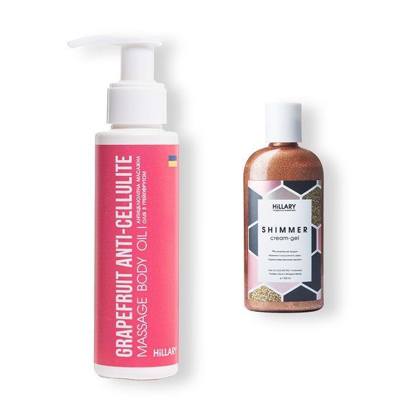 Shimmer cream-gel + Anti-cellulite oil Grapefruit