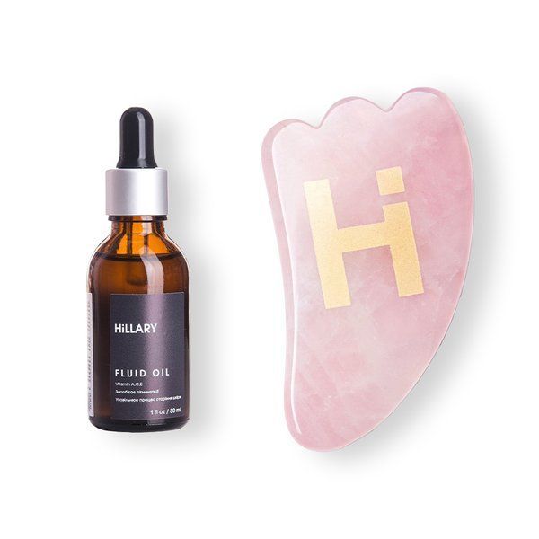 Gua Sha Scraper + Oil Face Fluid