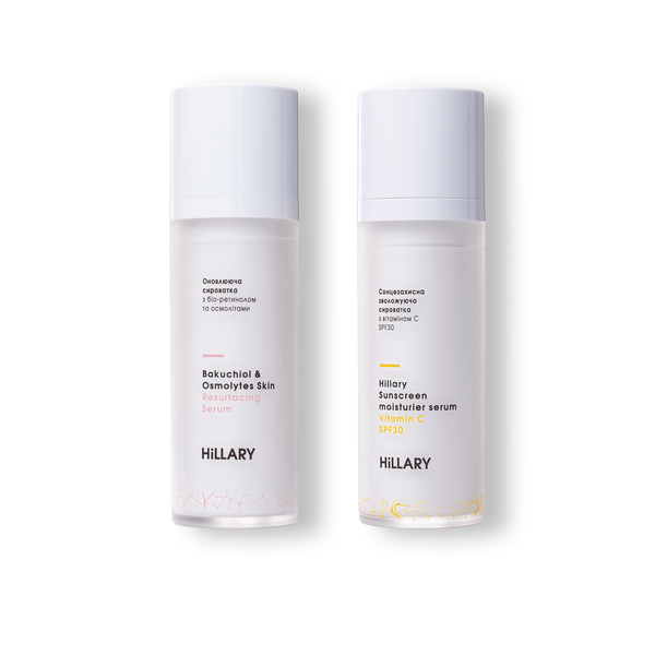 Bio-Retinol & Osmolyte Renewal Serum + Vitamin C Sun Moisture Serum SPF30