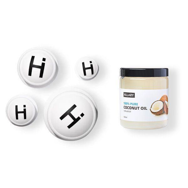 Body Massage Vacuum Cup Set + Refined Coconut Oil