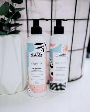 Набір для догляду за жирним і комбінованим волоссям Hillary Green Tea Healthy Hair & Jojoba - фото №1
